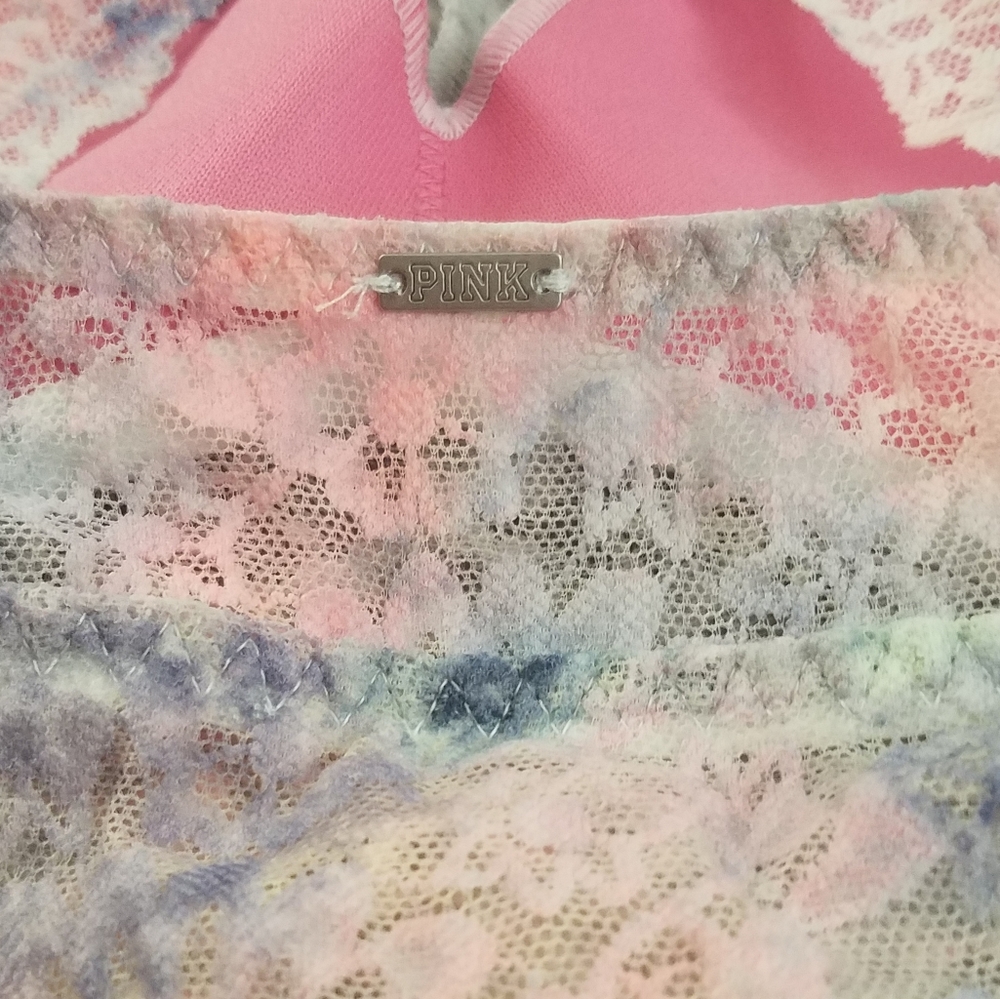 VS PINK FLORAL PASTEL HIGH NECK PUSH UP BR… - Picture 14 of 16